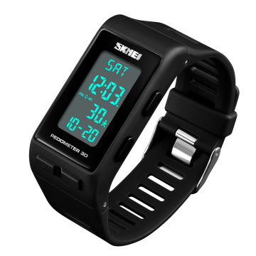 SKMEI 1363 New Fashion Sport  Waterproof  pedometer watches Led Digital wristband Multifunction Wristwatches